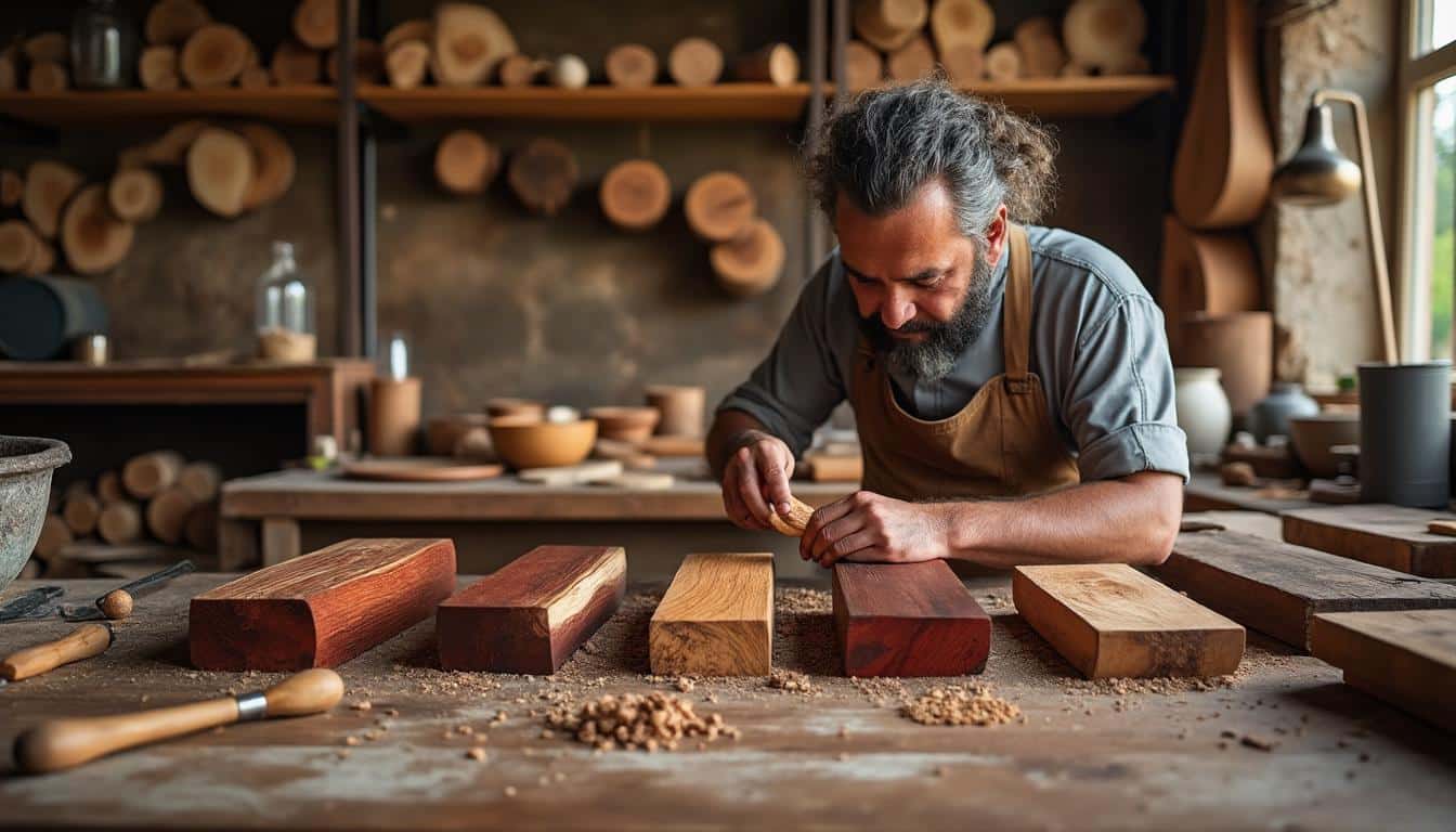 Illustration: Qu’est-ce que le bois rouge en menuiserie ? Définition et panorama