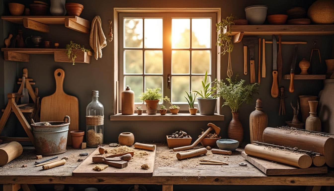 Illustration: Les outils essentiels et l’outillage de base pour le bricolage en bois et la menuiserie