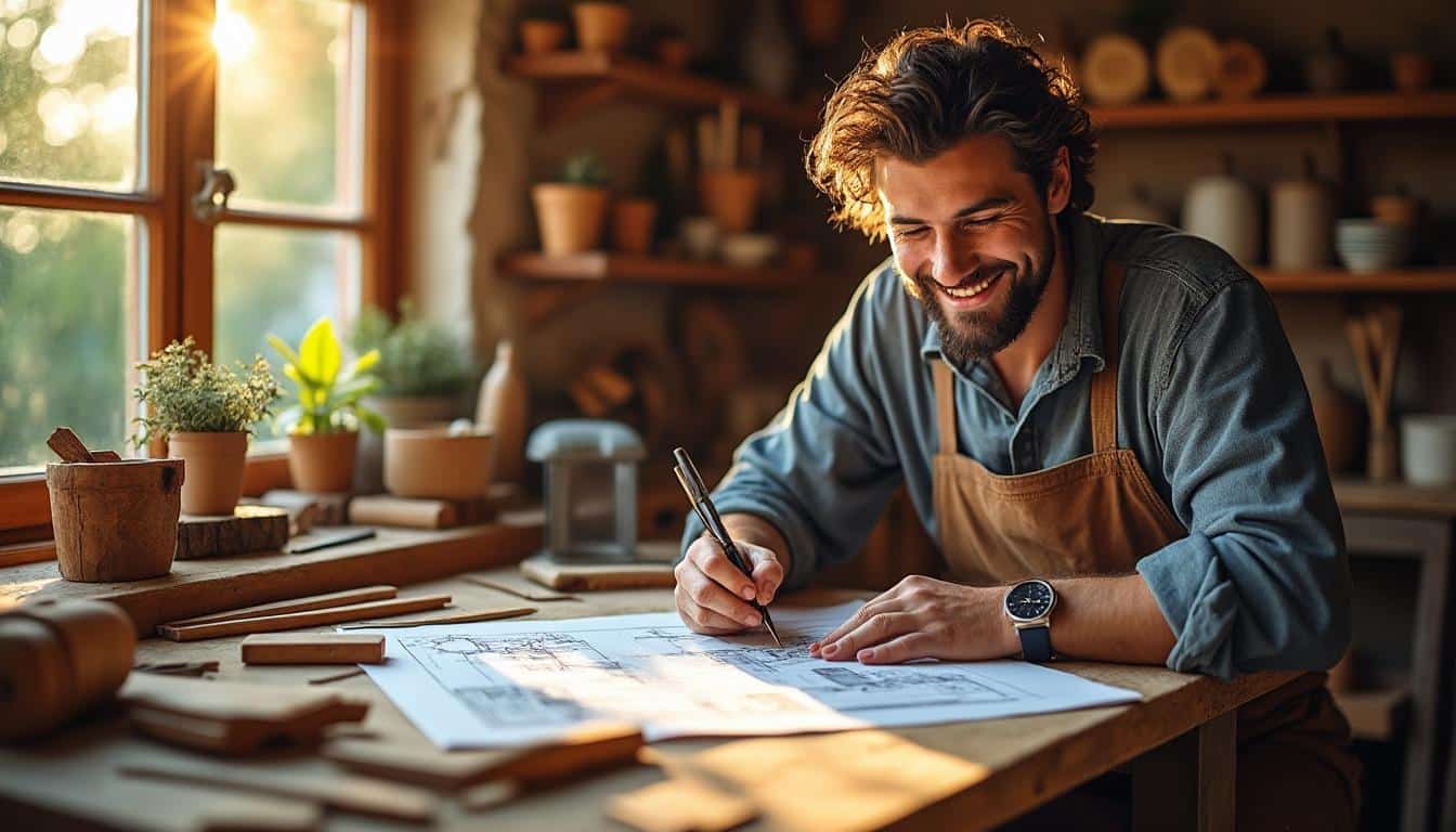 Illustration: Avantages de fabriquer soi-même avec un plan de menuiserie bois pdf