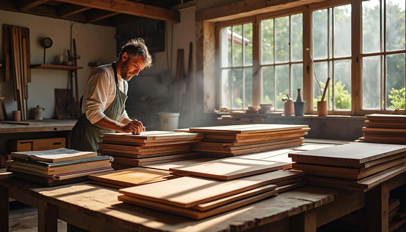 Illustration: Principes et définitions du séchage du bois pour la menuiserie