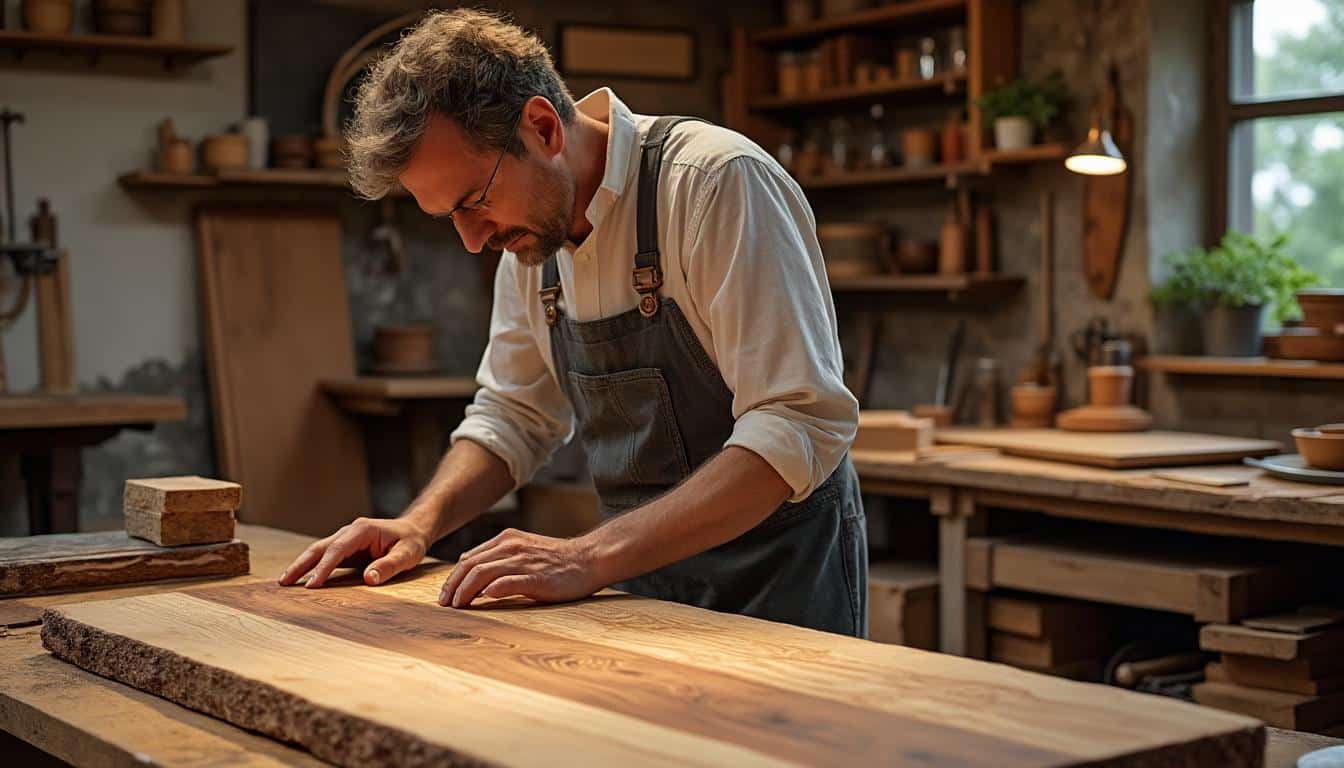 Illustration: Propriétés et caractéristiques techniques du bois de châtaignier pour la menuiserie