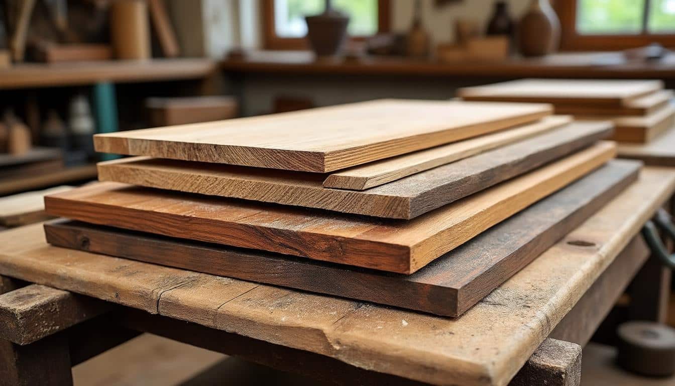 Illustration: Présentation des principales essences de bois utilisées en menuiserie