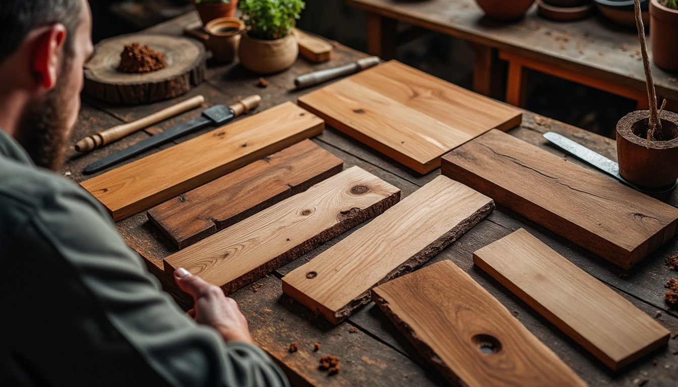 Illustration: Caractéristiques techniques et propriétés des essences de bois pour la menuiserie