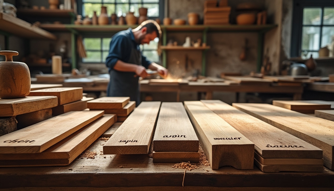 Illustration: Classification des essences de bois utilisées en menuiserie