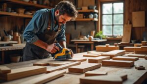 Assemblage du bois, fraisage propre et finition pour un rendu parfait