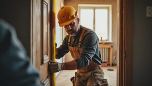 Pose de l’huisserie : alignement, niveau et vérification indispensables