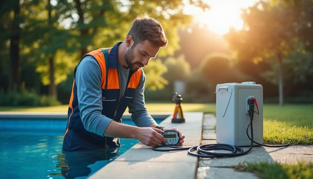 Détecter et résoudre une fuite de courant à la terre d’une piscine
