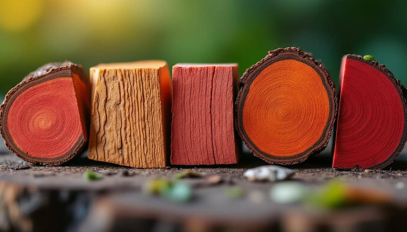 Illustration: Qu’est-ce qui définit les essences de bois rouges et leurs teintes uniques ?