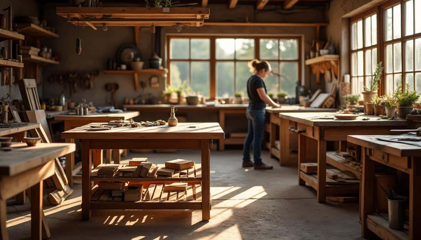 Illustration: Découvrir les différents types d’établis en bois et leurs usages