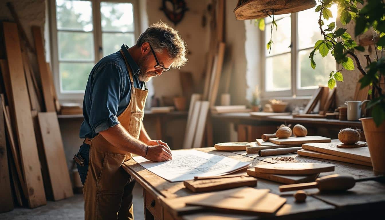 Illustration: Découvrir la menuiserie et les matériaux essentiels pour vos ouvrages