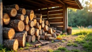 Séchage du bois à l'air libre : méthodes naturelles et conseils pratiques