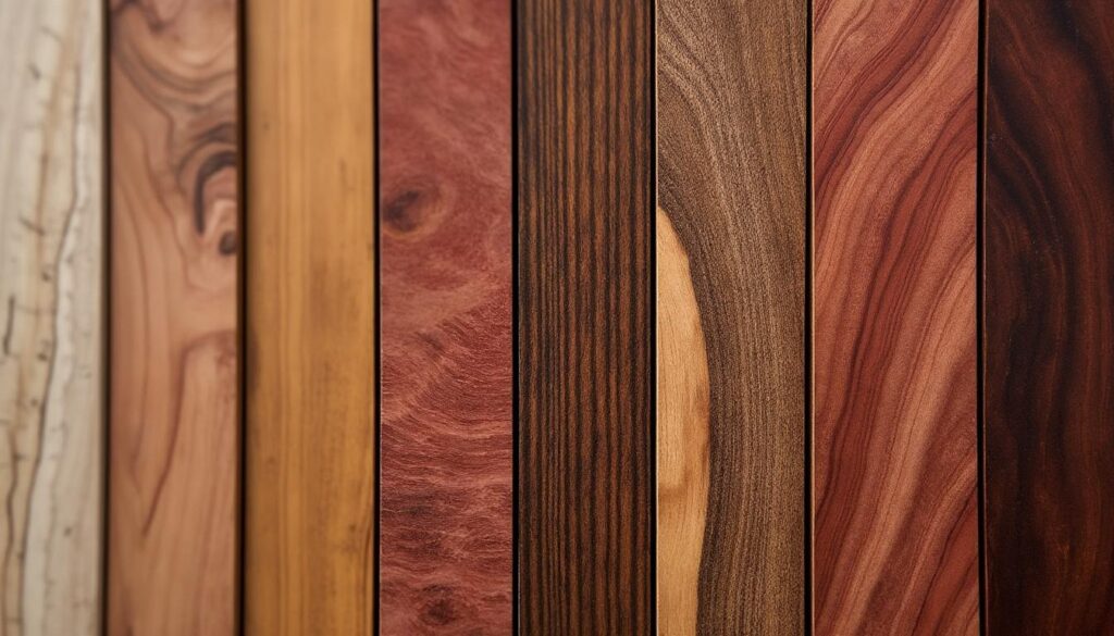 Liste des bois exotiques rouges : guide complet et conseils experts