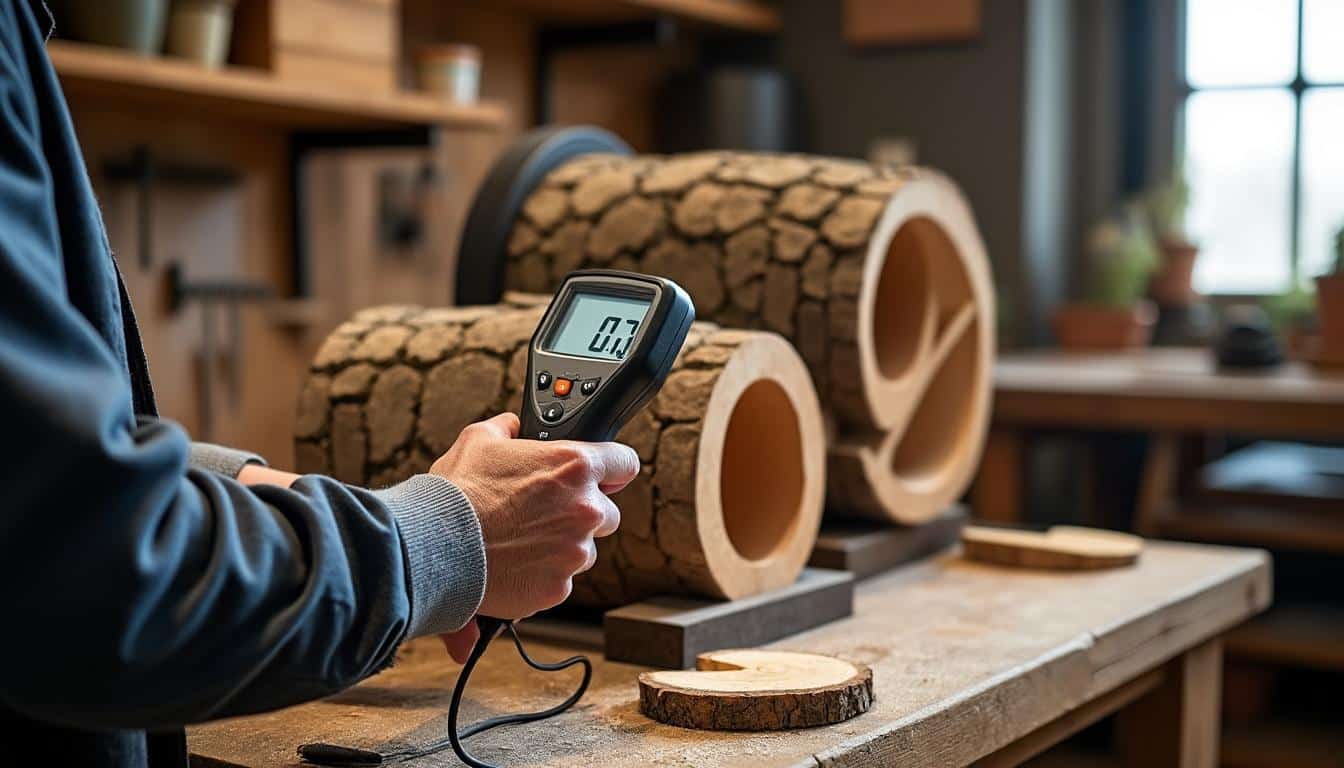 Illustration: Comprendre le taux d’humidité dans le bois de chauffage : définitions et mesures essentielles