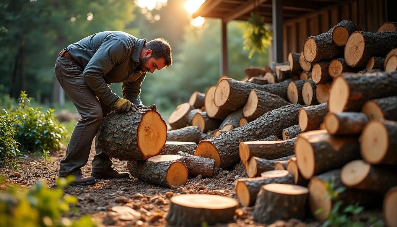 Illustration: Comprendre le rôle du temps de séchage dans la qualité du bois de chauffage