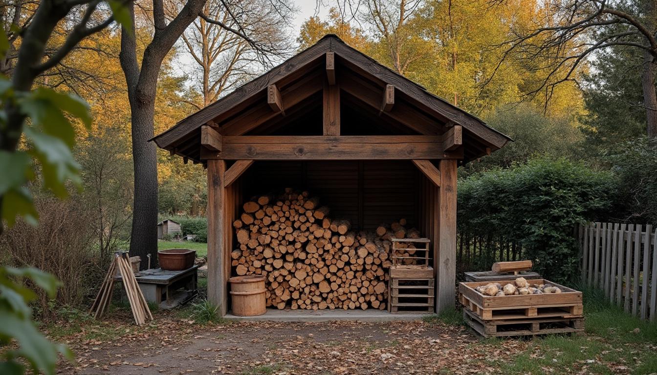 Illustration: Comment bien stocker et ranger son bois de chauffage pour un séchage optimal