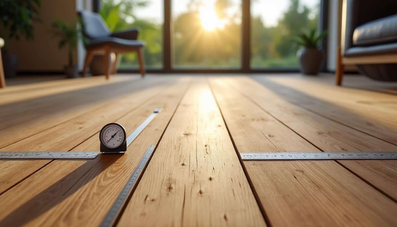 Illustration: Comprendre le phénomène naturel de dilatation du parquet flottant