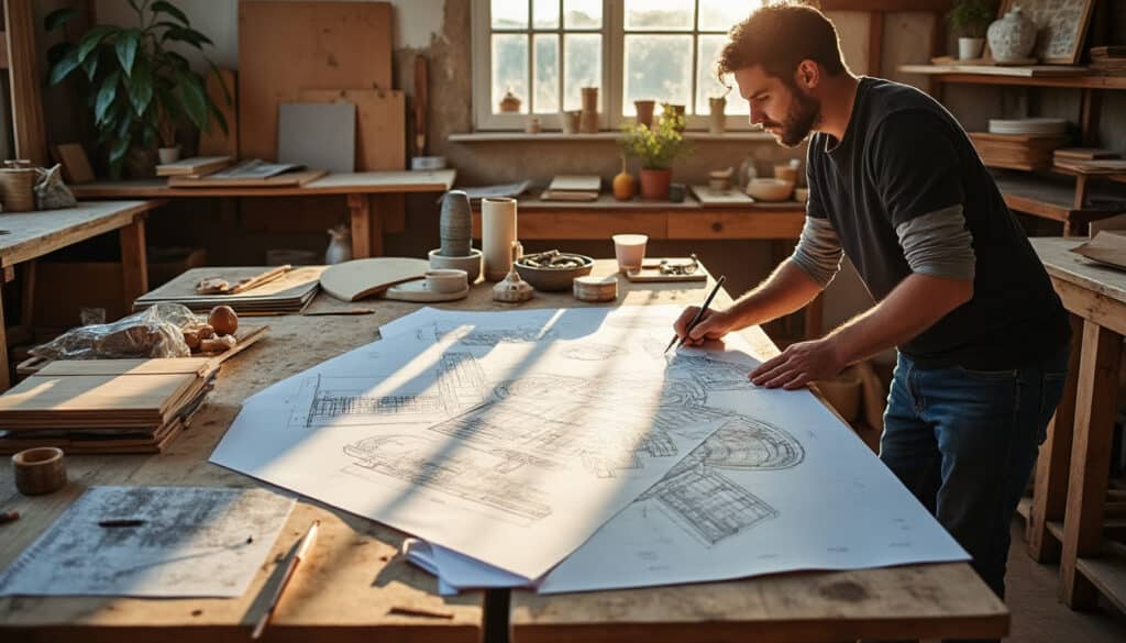 Schéma plan de meuble en palette gratuit PDF : guide complet