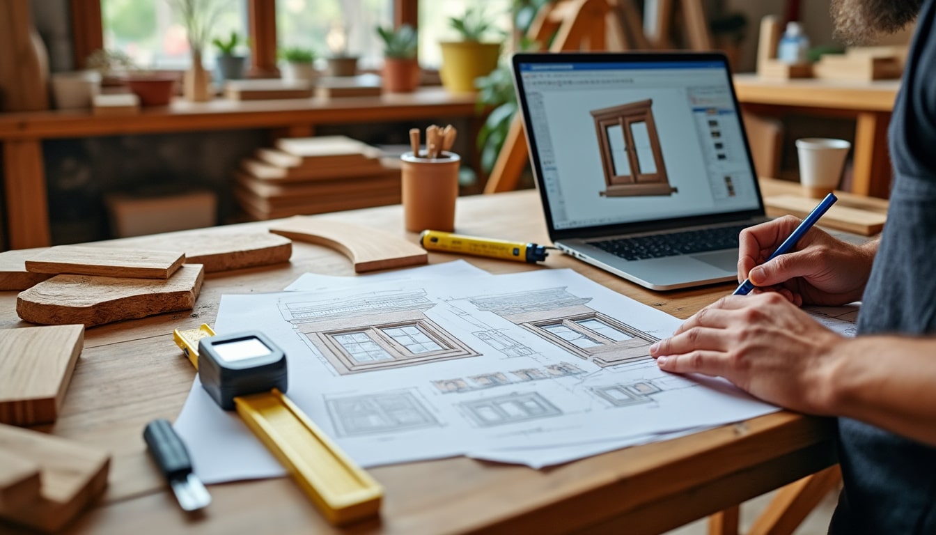 Illustration: Comprendre l’intérêt du plan de fabrication de fenêtre en bois au format PDF