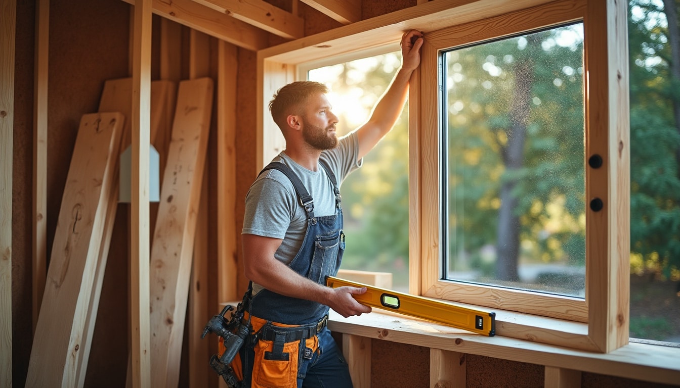 Illustration: Comprendre les bases de l’installation de fenêtres dans une structure en bois