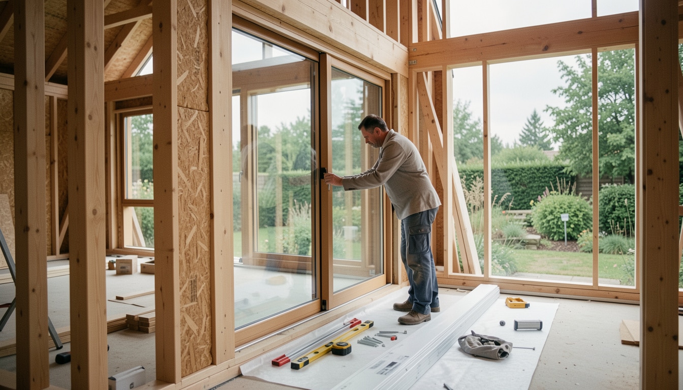 Menuiseries sur ossature bois : pose et choix durables