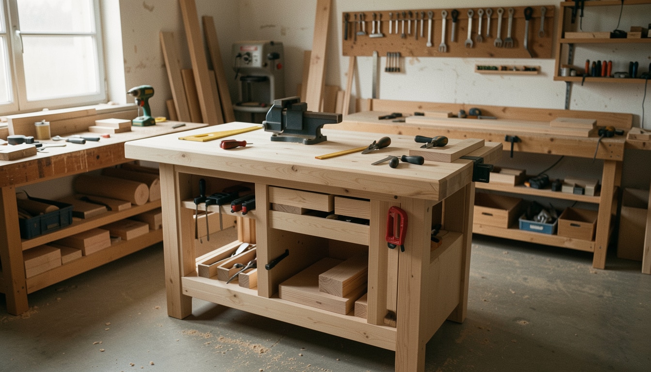 Fabriquer un établi solide et adapté à votre atelier